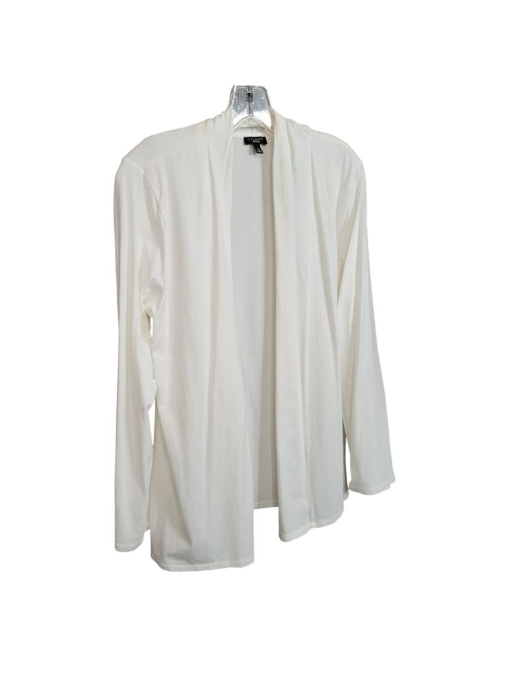 Talbots Size XL Cardigan Jacket Long Sleeve Open Front Pima Cotton Minimalist